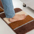 TRIS Soft Thick Microfiber Anti-Skid Bath Mats |Water Absorbing Mat | Washable Quick Drying Footmat | Home, Bathroom, Bedroom, Kitchen | Stripe Floor Mat