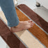 TRIS Soft Thick Microfiber Anti-Skid Bath Mats |Water Absorbing Mat | Washable Quick Drying Footmat | Home, Bathroom, Bedroom, Kitchen | Stripe Floor Mat