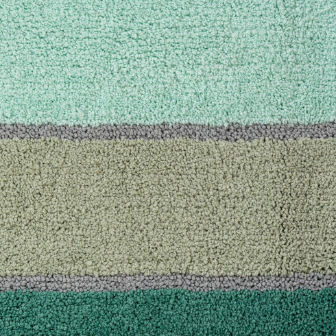 TRIS Soft Thick Microfiber Anti-Skid Bath Mats |Water Absorbing Mat | Washable Quick Drying Footmat | Home, Bathroom, Bedroom, Kitchen | Stripe Floor Mat