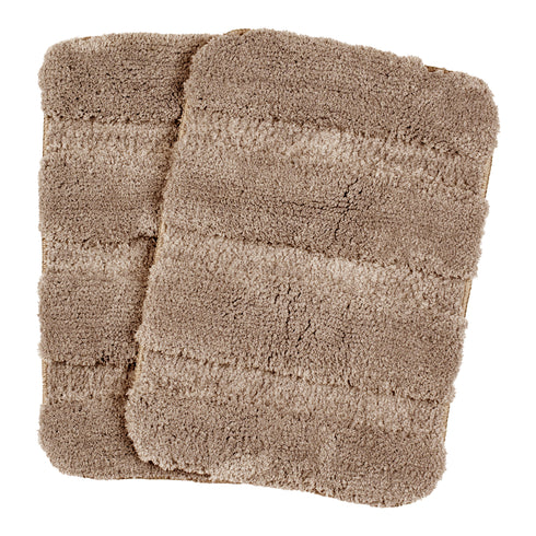 GIA Stripe Soft Microfiber Non Slip Thick Fluffy Soft Bath Mats |Water Absorbing Mat | Washable Quick Drying Foot mat | Home, Bathroom, Bedroom, Kitchen | Floor Mat