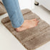 GIA Stripe Soft Microfiber Non Slip Thick Fluffy Soft Bath Mats |Water Absorbing Mat | Washable Quick Drying Foot mat | Home, Bathroom, Bedroom, Kitchen | Floor Mat