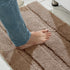 GIA Stripe Soft Microfiber Non Slip Thick Fluffy Soft Bath Mats |Water Absorbing Mat | Washable Quick Drying Foot mat | Home, Bathroom, Bedroom, Kitchen | Floor Mat