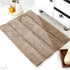 GIA Stripe Soft Microfiber Non Slip Thick Fluffy Soft Bath Mats |Water Absorbing Mat | Washable Quick Drying Foot mat | Home, Bathroom, Bedroom, Kitchen | Floor Mat