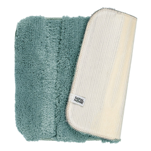 GIA Stripe Soft Microfiber Non Slip Thick Fluffy Soft Bath Mats |Water Absorbing Mat | Washable Quick Drying Foot mat | Home, Bathroom, Bedroom, Kitchen | Floor Mat