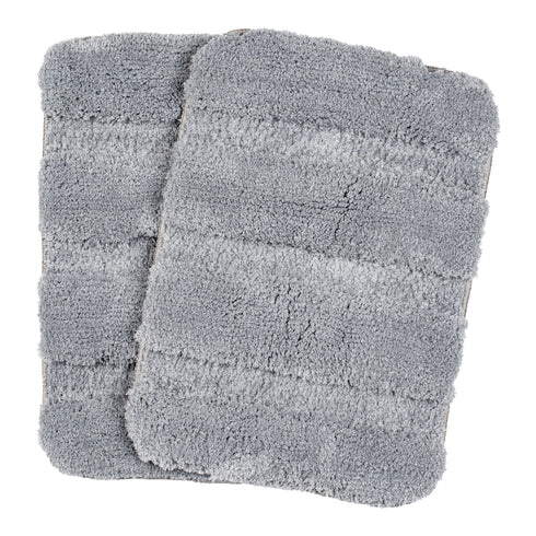 GIA Stripe Soft Microfiber Non Slip Thick Fluffy Soft Bath Mats |Water Absorbing Mat | Washable Quick Drying Foot mat | Home, Bathroom, Bedroom, Kitchen | Floor Mat