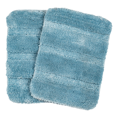 GIA Stripe Soft Microfiber Non Slip Thick Fluffy Soft Bath Mats |Water Absorbing Mat | Washable Quick Drying Foot mat | Home, Bathroom, Bedroom, Kitchen | Floor Mat