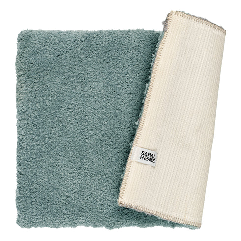 GIA Solid Soft Microfiber Non Slip Thick Fluffy Soft Bath Mats |Water Absorbing Mat | Washable Quick Drying Foot mat | Home, Bathroom, Bedroom, Kitchen | Solid Floor Mat