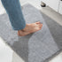 GIA Solid Soft Microfiber Non Slip Thick Fluffy Soft Bath Mats |Water Absorbing Mat | Washable Quick Drying Foot mat | Home, Bathroom, Bedroom, Kitchen | Solid Floor Mat