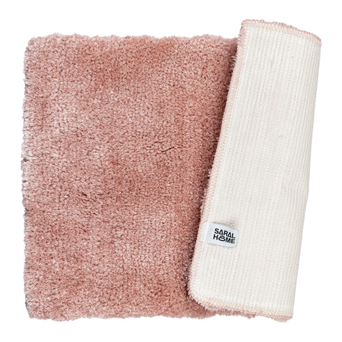 GIA Solid Soft Microfiber Non Slip Thick Fluffy Soft Bath Mats |Water Absorbing Mat | Washable Quick Drying Foot mat | Home, Bathroom, Bedroom, Kitchen | Solid Floor Mat