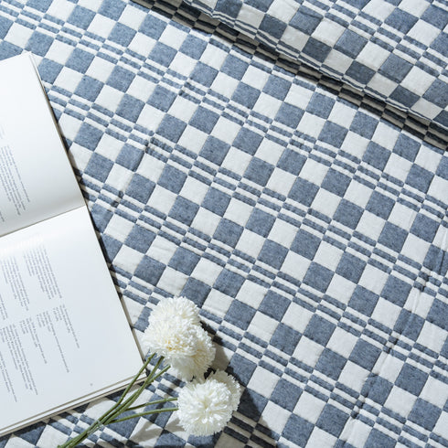 Dibbi Bedspread- Comforter/Quilt for All Season | Soft Plush Cotton Surface , Micro Polyester filling | Cotton Blanket/ coverlet with Pillow Cover