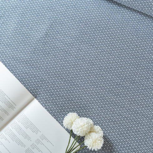 Saral Home Pure Cotton Bedsheet |Breathable Woven Bedspread with Pillow Cover | D MOND pattern |