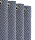 D Mond Pattern Cotton Curtain | Breathable Woven Yarn | Home Living Room Lobby Bedroom|