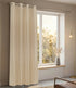 D Mond Pattern Cotton Curtain | Breathable Woven Yarn | Home Living Room Lobby Bedroom|