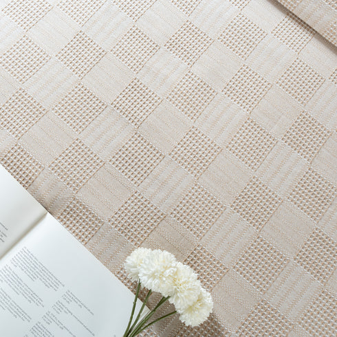 Saral Home Pure Cotton Bedsheet Set |Breathable Woven Bedspread with Pillow Cover | Huck Lace pattern |