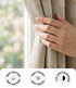 Huck Lace Pattern Cotton Curtain | Breathable Woven Yarn | Home Living Room Lobby Bedroom|