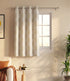 Huck Lace Pattern Cotton Curtain | Breathable Woven Yarn | Home Living Room Lobby Bedroom|