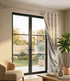 Huck Lace Pattern Cotton Curtain | Breathable Woven Yarn | Home Living Room Lobby Bedroom|