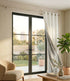 Huck Lace Pattern Cotton Curtain | Breathable Woven Yarn | Home Living Room Lobby Bedroom|