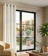 Huck Lace Pattern Cotton Curtain | Breathable Woven Yarn | Home Living Room Lobby Bedroom|