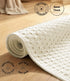 Saral Home Cotton Yoga Mat with Permanent Anti-Skid Backing | Soft, Durable & Comfortable Exercise Mat for Yoga, Meditation & Stretching