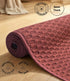 Saral Home Cotton Yoga Mat with Permanent Anti-Skid Backing | Soft, Durable & Comfortable Exercise Mat for Yoga, Meditation & Stretching