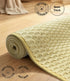 Saral Home Cotton Yoga Mat with Permanent Anti-Skid Backing | Soft, Durable & Comfortable Exercise Mat for Yoga, Meditation & Stretching