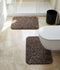 Soft Microfiber Anti-Skid Bath Mat Combo