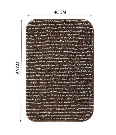 Soft Microfiber Anti-Skid Bath Mat Combo