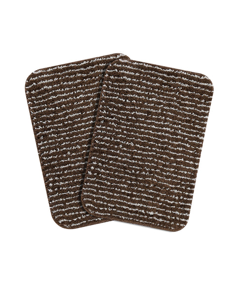 Soft Microfiber Anti-Skid Bath Mat Combo