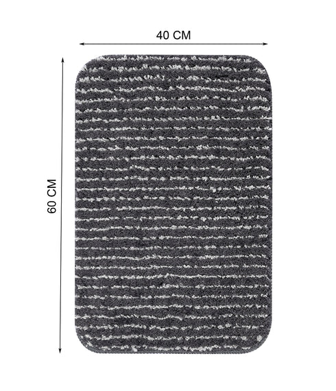 Soft Microfiber Anti-Skid Bath Mat Combo