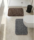 Soft Microfiber Anti-Skid Bath Mat Combo