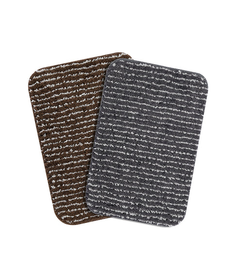 Soft Microfiber Anti-Skid Bath Mat Combo
