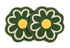 Daisy Flower Shaped Microfiber Round Bath Mat | Ultra Soft & Super Absorbent Bathroom Rug | Anti-Skid Bathmat for Bathroom, Bedroom & Wash Basin Area