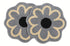 Daisy Flower Shaped Microfiber Round Bath Mat | Ultra Soft & Super Absorbent Bathroom Rug | Anti-Skid Bathmat for Bathroom, Bedroom & Wash Basin Area