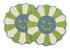 Wink Flower Shaped Microfiber Round Mat | Ultra Soft & Super Absorbent Rug | Anti-Skid Bathmat for Bathroom, Bedroom & Wash Basin, Bedside Doormat Area