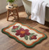BELLIS Microfiber Floral Bath Mat | Soft & Absorbent Bathroom Rug | Anti-Skid & Quick Dry | Decorative Flower Design