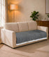 Comfy Sofa Seat Cover | Cotton & Polyester Sofa Cover with Elegant Fringe Design | Geometric Woven Sofa Cover for Sofa | Sofa Protector | Easy Wash & Durable Fabric