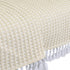 Comfy Sofa Seat Cover | Cotton & Polyester Sofa Cover with Elegant Fringe Design | Geometric Woven Sofa Cover for Sofa | Sofa Protector | Easy Wash & Durable Fabric