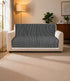 Black / 140x180cm- 1pc (2 Seater)