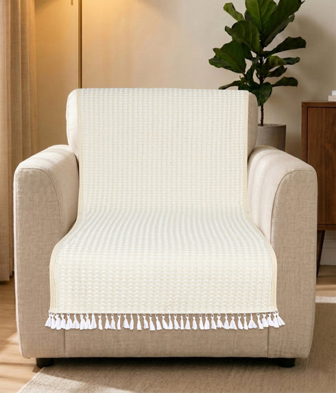 Ivory / 140x120cm- 1pc (1 Seater)