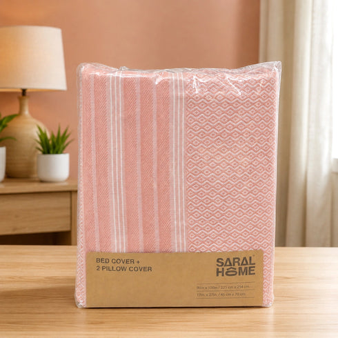 PRESCIO Cotton & Microfiber Flat Bedsheet | 50% Cotton & 50% Microfiber | 180 TC (Weight= 400 TC) | Soft, Breathable, Colorfast, Lint-Free & Quick Dry | Woven Bed Sheet