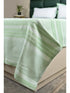 PRESCIO Cotton & Microfiber Flat Bedsheet | 50% Cotton & 50% Microfiber | 180 TC (Weight= 400 TC) | Soft, Breathable, Colorfast, Lint-Free & Quick Dry | Woven Bed Sheet