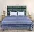 PRESCIO Cotton & Microfiber Flat Bedsheet | 50% Cotton & 50% Microfiber | 180 TC (Weight= 400 TC) | Soft, Breathable, Colorfast, Lint-Free & Quick Dry | Woven Bed Sheet