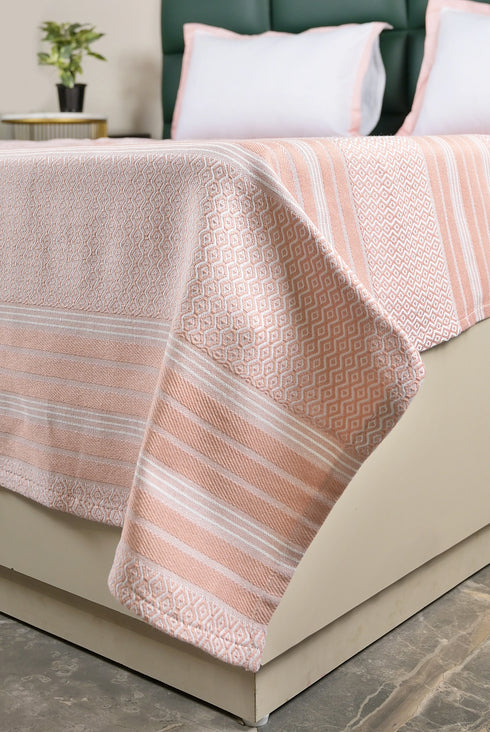 PRESCIO Cotton & Microfiber Flat Bedsheet | 50% Cotton & 50% Microfiber | 180 TC (Weight= 400 TC) | Soft, Breathable, Colorfast, Lint-Free & Quick Dry | Woven Bed Sheet