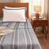 PRESCIO Cotton & Microfiber Flat Bedsheet | 50% Cotton & 50% Microfiber | 180 TC (Weight= 400 TC) | Soft, Breathable, Colorfast, Lint-Free & Quick Dry | Woven Bed Sheet