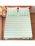 LA Strie Cotton Microfiber Bedsheet | 180 TC (Equivalent to 400 TC) | Woven, Colorfast & Quick Dry | Machine Washable