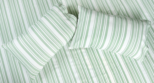 LA Strie Cotton Microfiber Bedsheet | 180 TC (Equivalent to 400 TC) | Woven, Colorfast & Quick Dry | Machine Washable