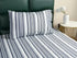 LA Strie Cotton Microfiber Bedsheet | 180 TC (Equivalent to 400 TC) | Woven, Colorfast & Quick Dry | Machine Washable