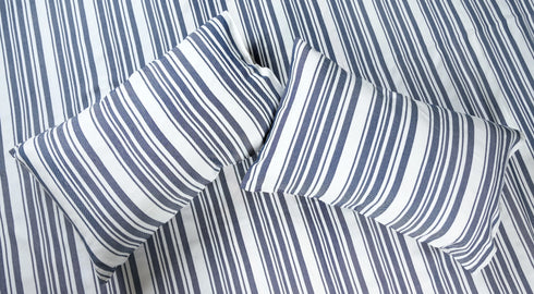 LA Strie Cotton Microfiber Bedsheet | 180 TC (Equivalent to 400 TC) | Woven, Colorfast & Quick Dry | Machine Washable