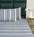 LA Strie Cotton Microfiber Bedsheet | 180 TC (Equivalent to 400 TC) | Woven, Colorfast & Quick Dry | Machine Washable